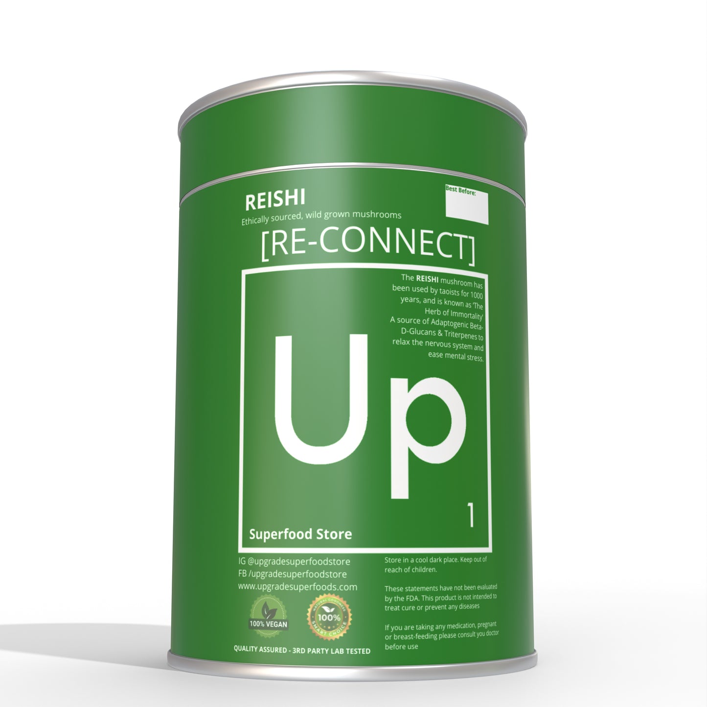 [RE-CONNECT] Organic Reishi - Mushroom Powder